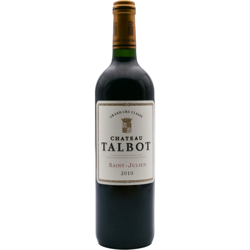 Vin rouge CHATEAU TALBOT 2010