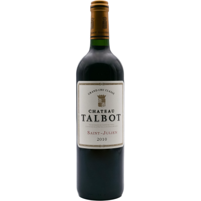 Vin rouge CHATEAU TALBOT 2010