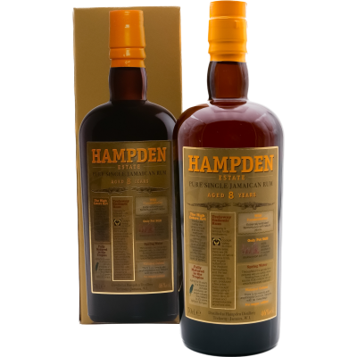 Rhum HAMPDEN 8 ANS