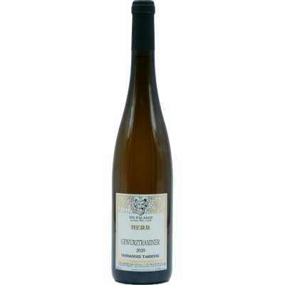 Vin blanc GEWURZTRAMINER VENDANGES TARDIVES DOMAINE HERR 2020