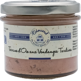 Terrine D'OIE AUX VENDANGES TARDIVES