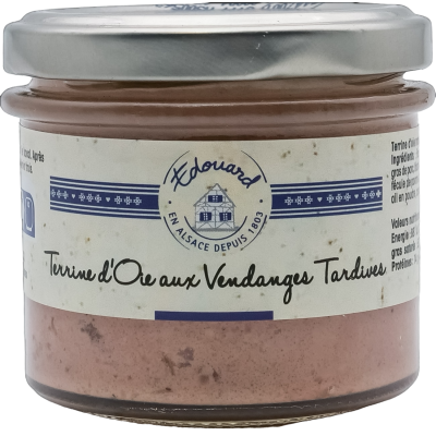 Terrine D'OIE AUX VENDANGES TARDIVES