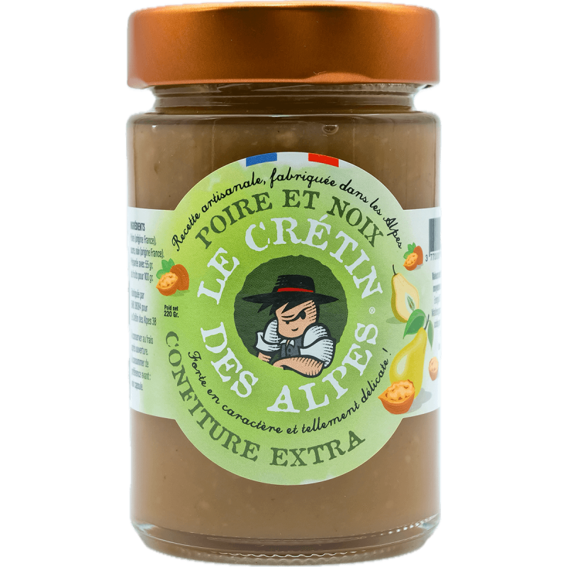 Confiture Extra Poire Et Noix 220G