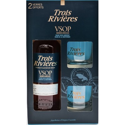 Trois Rivieres Vsop Coffret 2 Verres