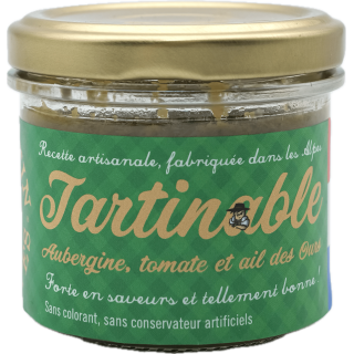 Tartinable Tomate Aubergine Ail Des Ours  90G