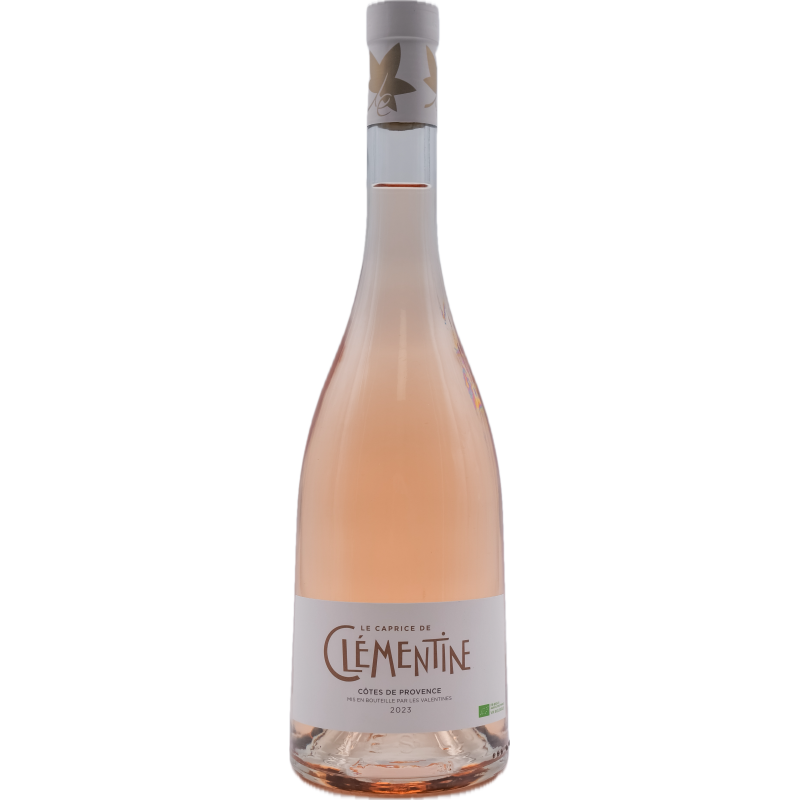 Aop Côtes de Provence, cuvée Le Caprice de Clémentine rosé 2024 - Château les Valentines