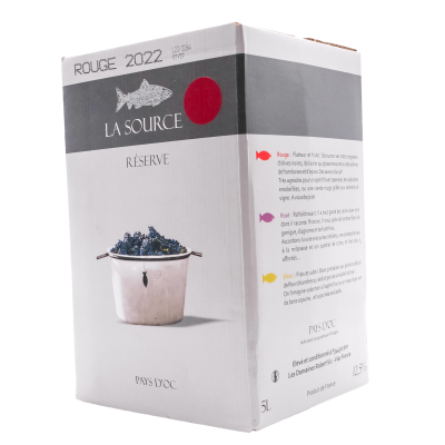 Bib Pays D'Oc Mas De La Source Rouge 5L - Domaine Robert Vic