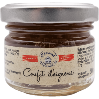 Confit Oignons Nature 60G