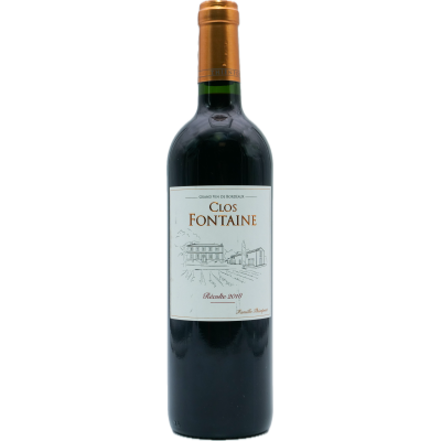 Vin rouge VIN DE BORDEAUX CHATEAU CLOS FONTAINE 2018