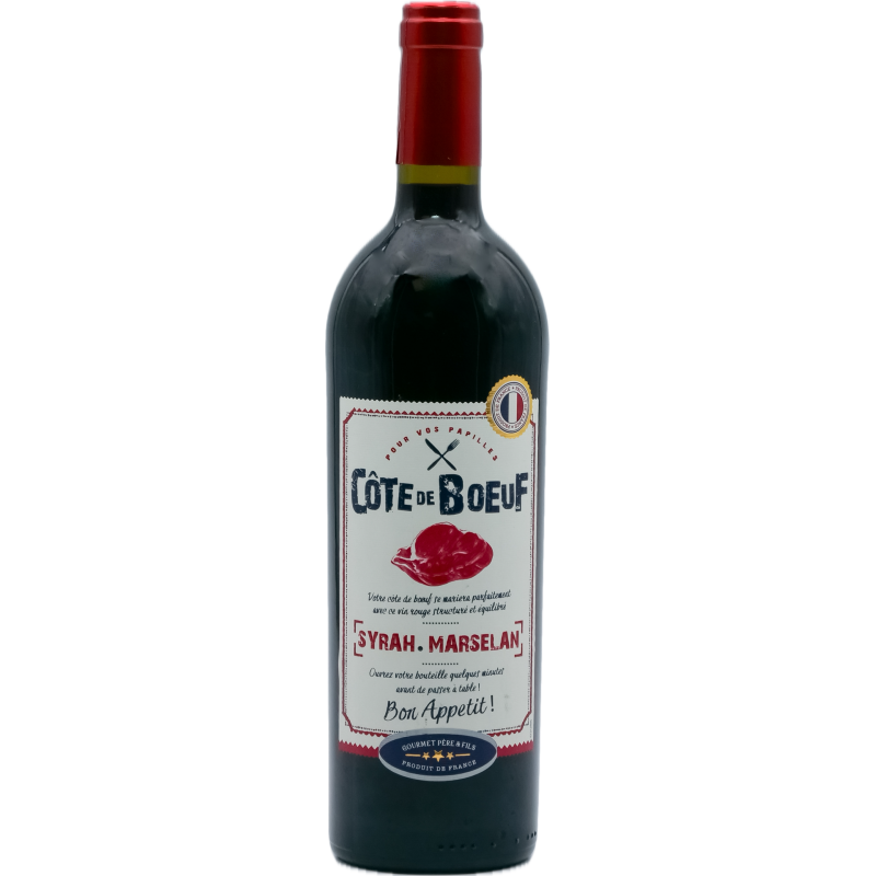Vin rouge PAYS D'OC COTE DE BOEUF 2022